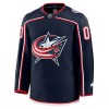 Dresovi Columbus Blue Jackets 2024-25 Fanatics Premium Custom Domaći Navy - Muške